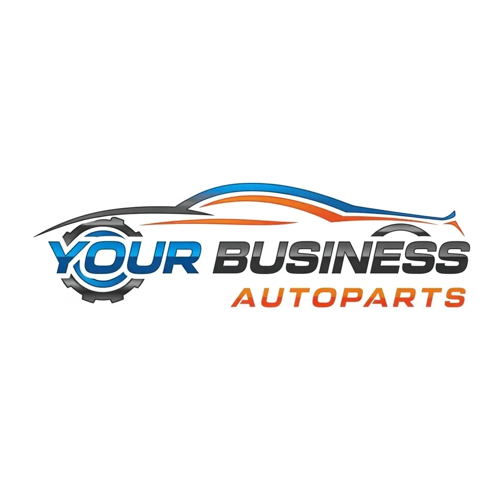 NAS GraphicX Studio auto parts logo with car outline and gear icon