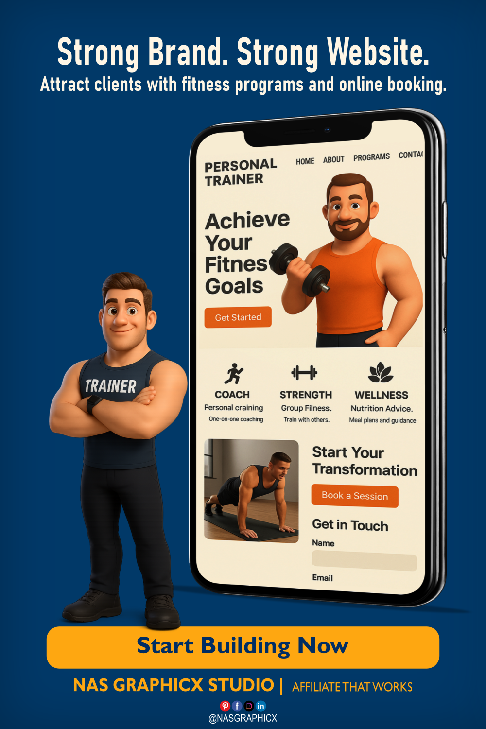 NAS GRAPHICX STUDIO WEBSITE DESIGN POST