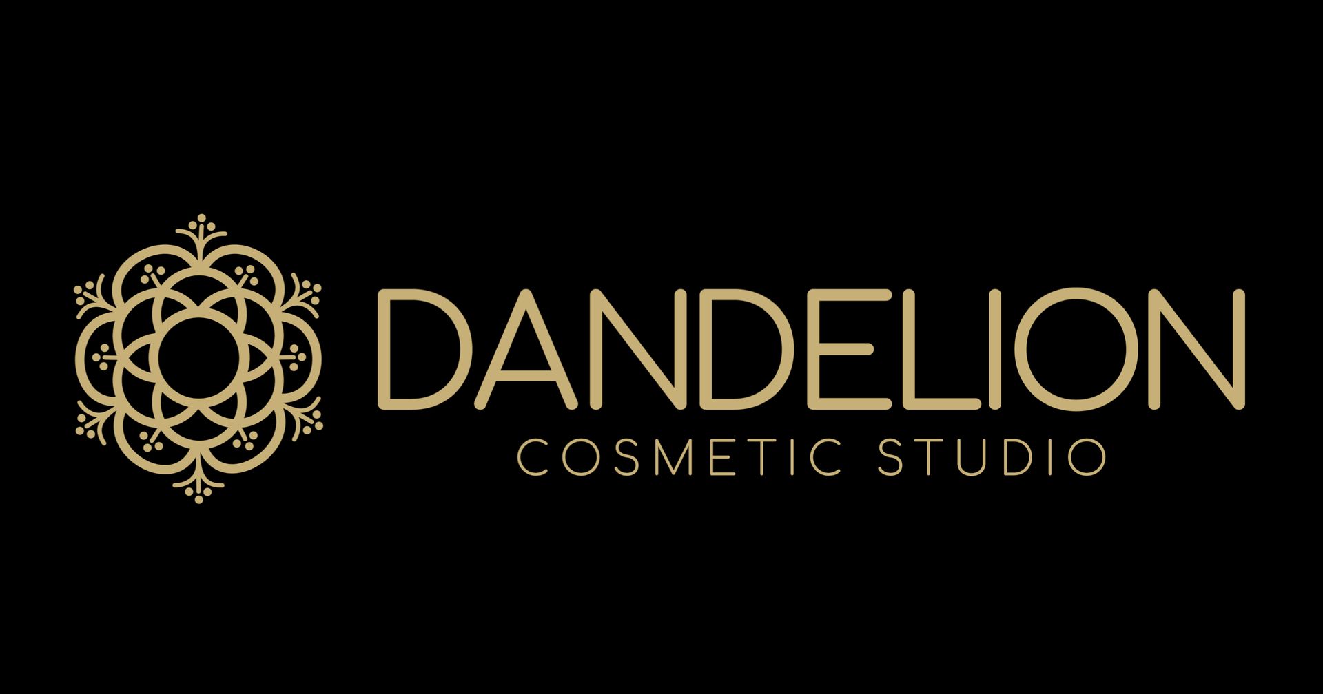 Logo des Dandelion Cosmetic Studios in Potsdam.