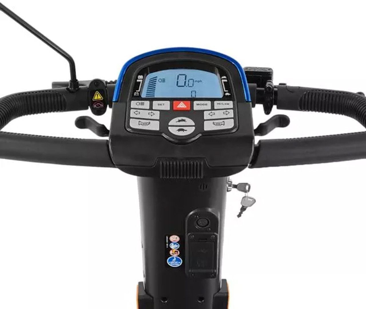 Explorez la liberté et l'aventure avec le scooter électrique tout terrain Wrangler 2 Baja Pride, idéal pour la mobilité réduite