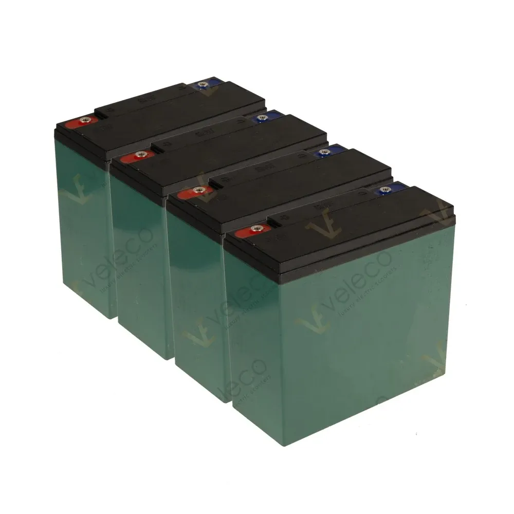 Batterie Accessoires pour scooter ZT15 VELECO : 3 roues, frein électromagnétique automatique, batterie longue durée, alarme intégrée.