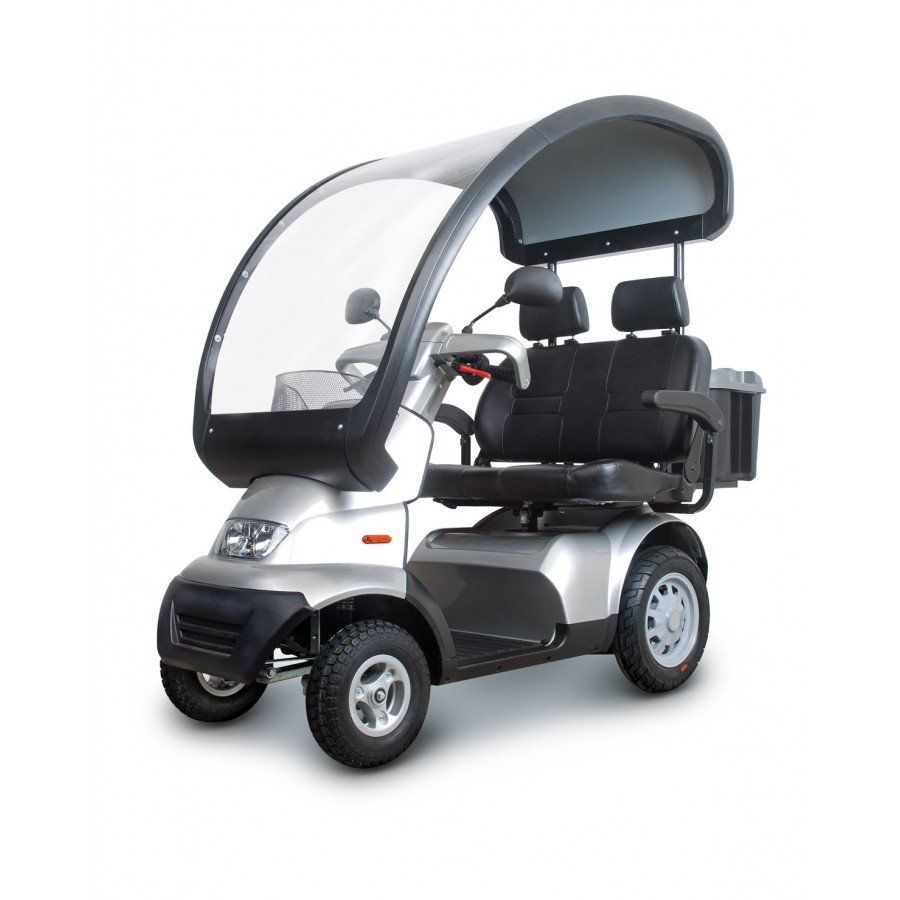 Brise S 4 Mobility scooter - double siège 2 personnes - Toit Panoramique