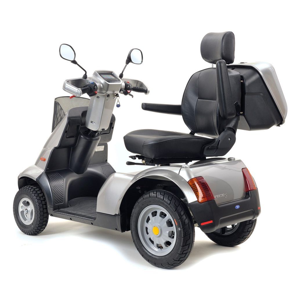 Scooter Breeze : Confort, style et technologie. Disponible en modèle S4 à 4 roues ou S3 à 3 roues