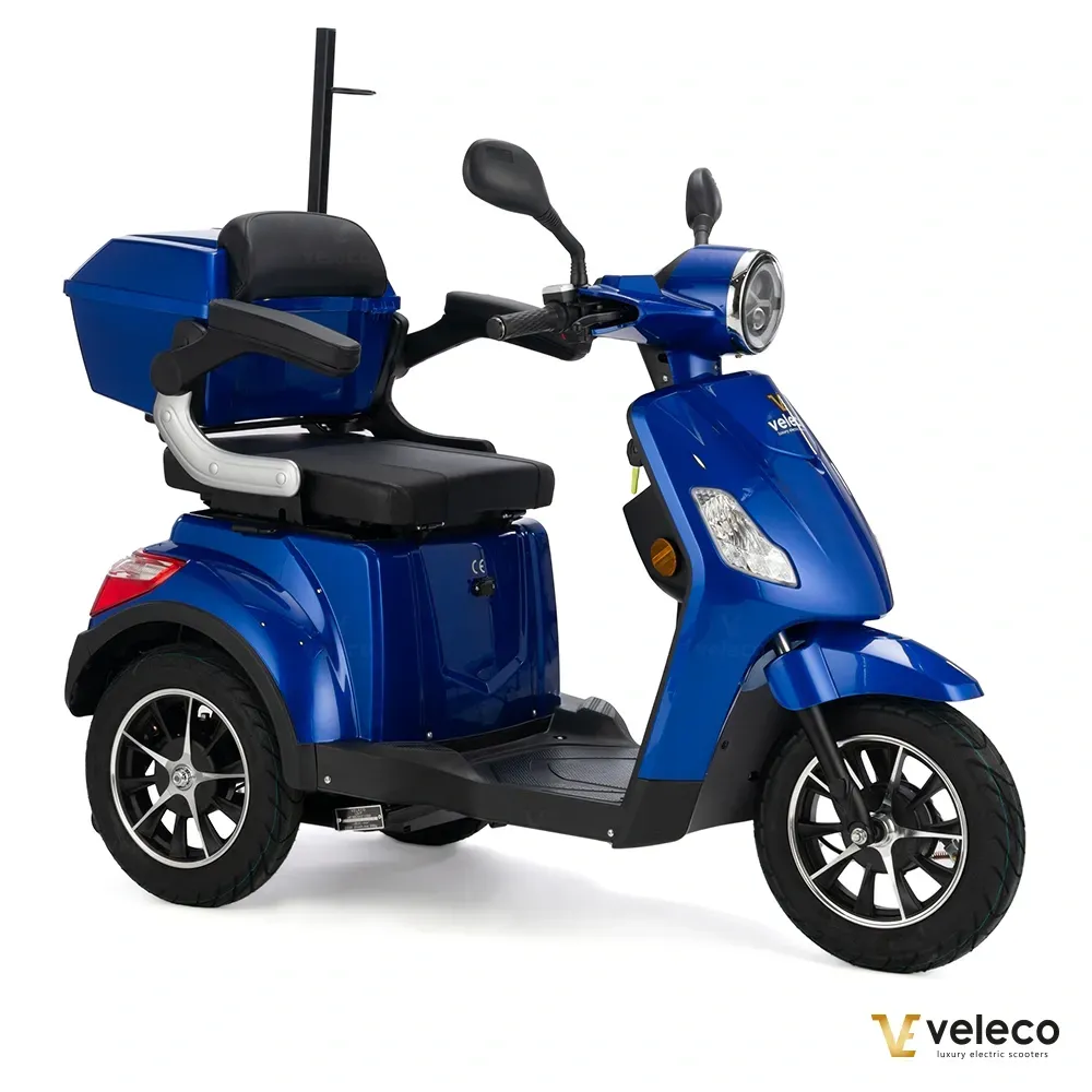 Scooter haut de gamme pour mobilité réduite. Confort, sécurité et performances exceptionnelles