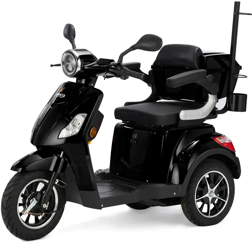 Scooter haut de gamme Draco Veleco : qualité, vitesse et confort pour tous, avec système d'éclairage LED complet