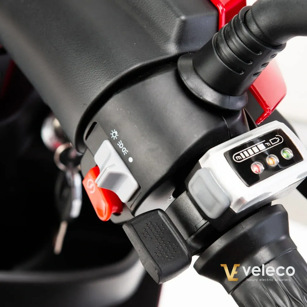 Scooter haut de gamme pour PMR et seniors. Confort, sécurité et design modernes. Vitesse jusqu'à 25km/h, autonomie 40-60km