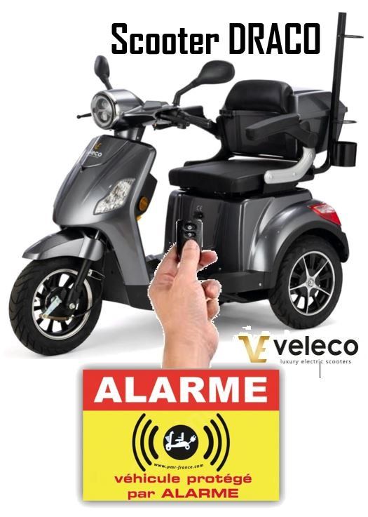 Scooter Draco Veleco : qualité haut de gamme, vitesse, autonomie et confort pour tous