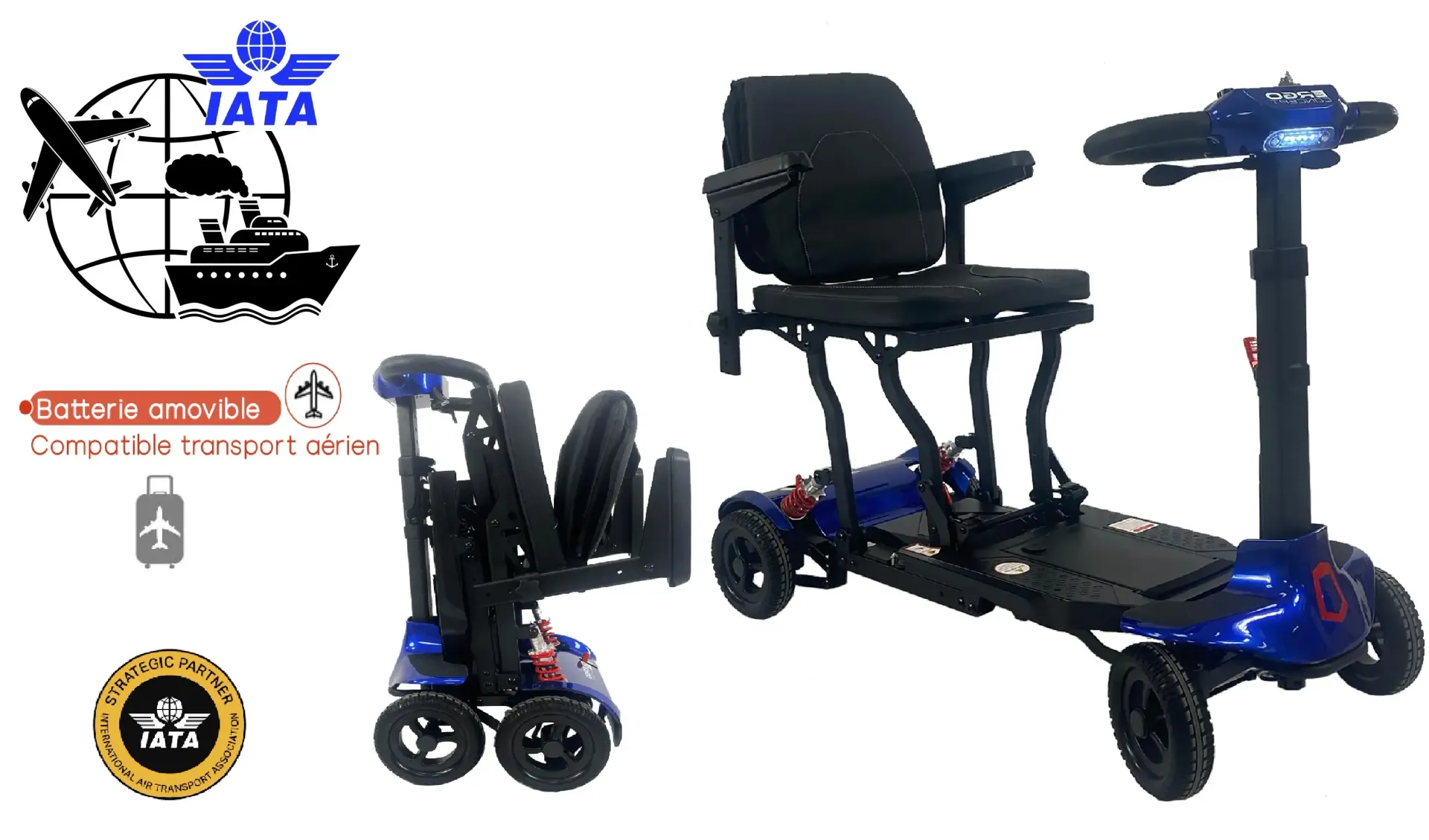 Nouveau Scooter électrique SWIFTY
4 ROUES – ULTRA LÉGER