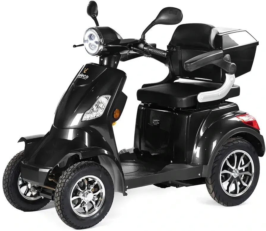 Scooter Électrique 4 Roues Senior/Pour Handicapés 1000W VELECO FASTER NOIR