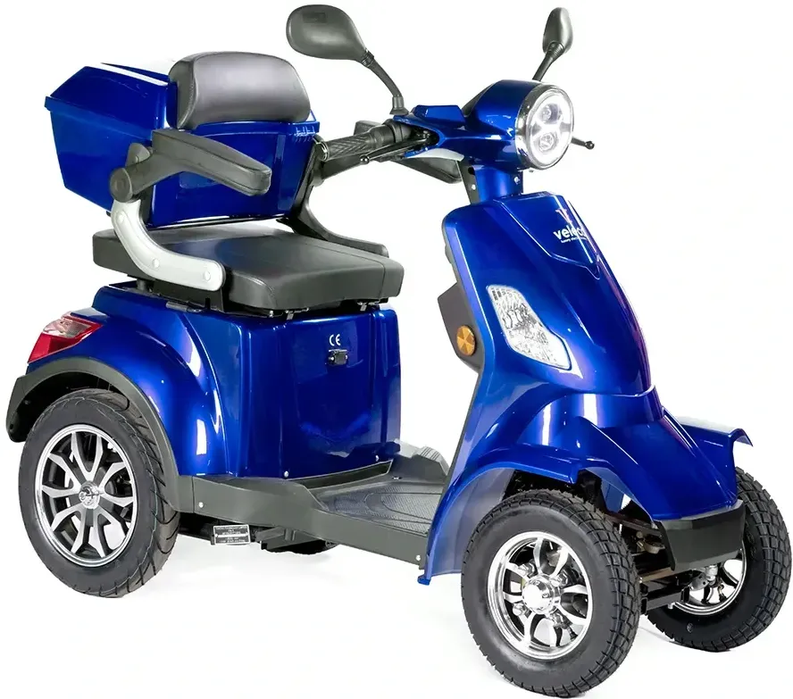 Scooter électrique FASTER de VELECO, idéal pour la mobilité réduite, puissant et fiable. Parfait pour une liberté de déplacement accrue