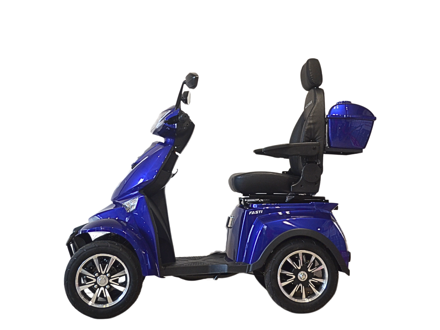 Scooter électrique 4 roues FASTI MAX ELECTRORIDE avec siège, batterie au lithium et moteur 1000W pour personnes à mobilité réduite