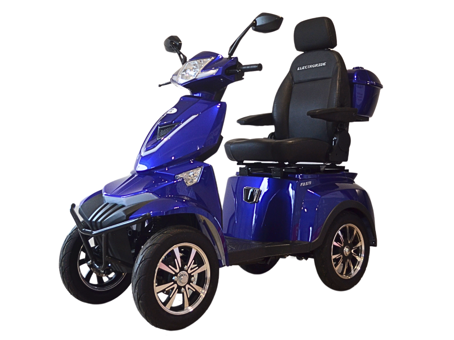 Scooter FASTI MAX ELECTRORIDE, 4 roues, moteur 1000 W, batterie lithium, idéal pour mobilité réduite ou handicap