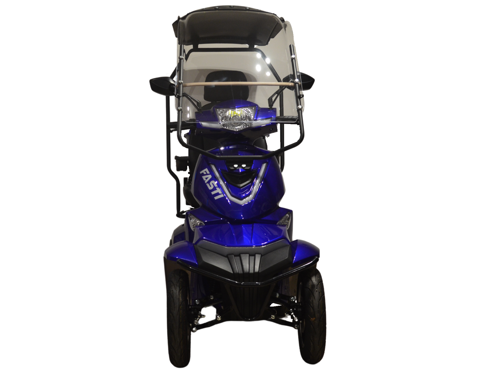 Scooter électrique FASTI MAX ELECTRORIDE 4 roues, toit et pare-brise, batterie lithium, siège, moteur 1000 watts