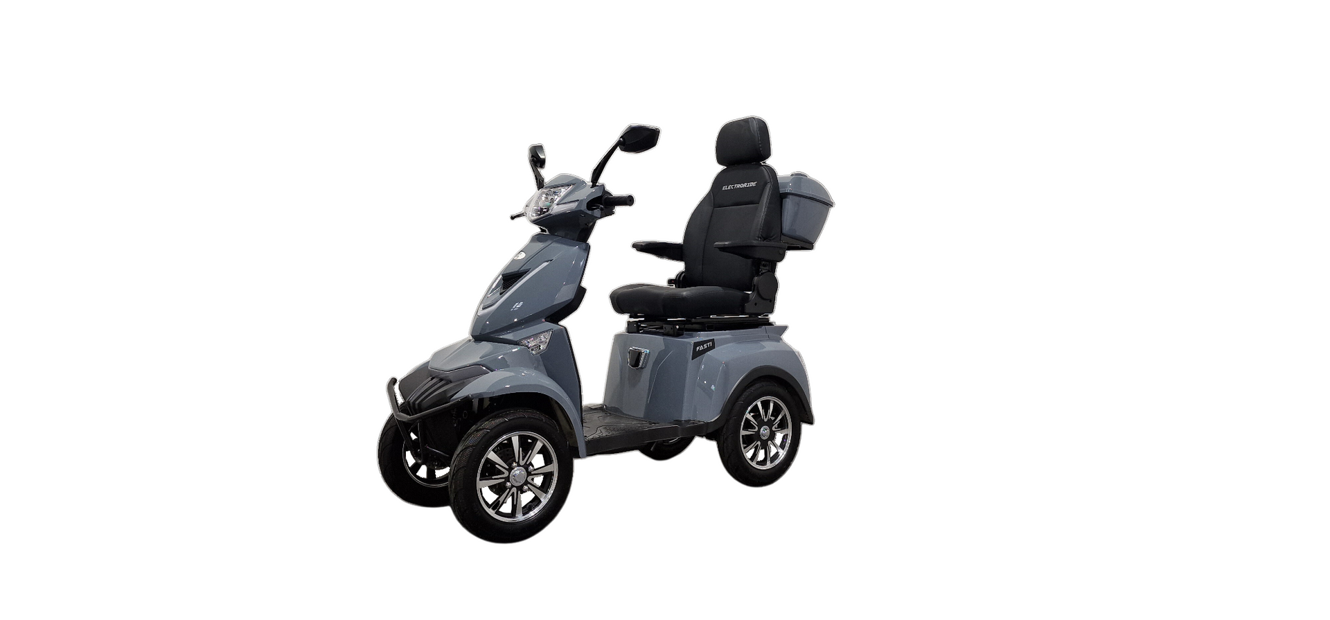 Scooter électrique FASTI MAX ELECTRORIDE, avec siège, 4 roues, batterie Lithium, moteur 1000 W, pour PMR/handicap