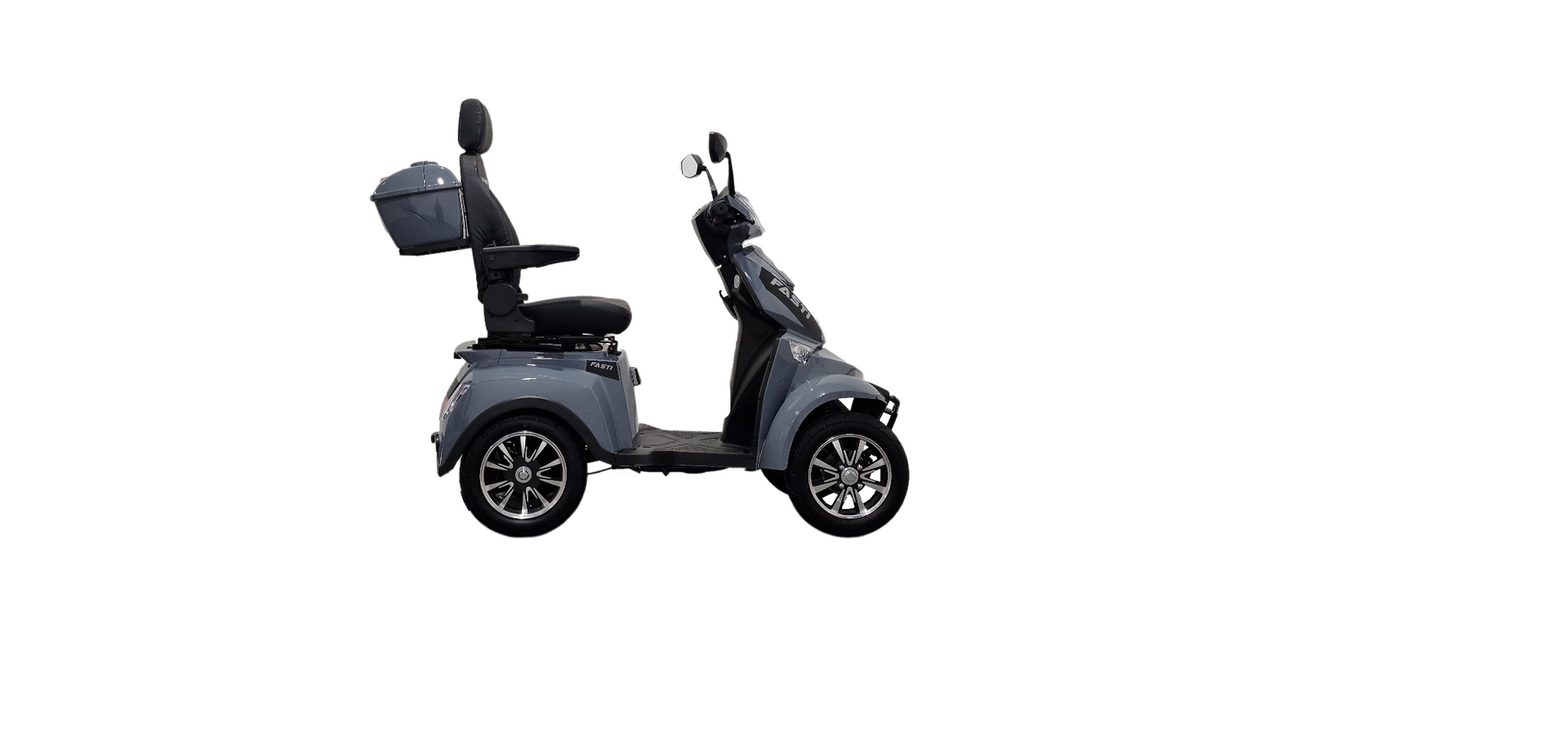 Scooter électrique FASTI MAX ELECTRORIDE, avec siège, 4 roues, batterie Lithium, moteur 1000 W, pour PMR/handicap