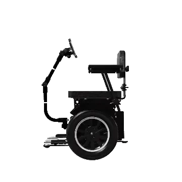 2 roues avec système anti-bascule GUS Gyropode Utilitaire et Sportif GUS est un fauteuil français dernière génération. C'est un gyropode à station assise