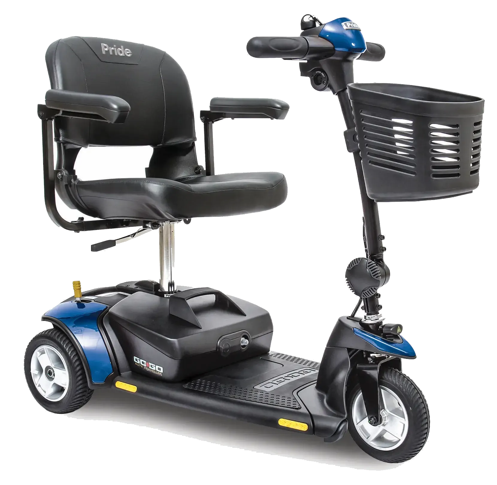 La conception compacte du Go-Go Elite Traveller® vous permet de manœuvrer facilement dans des espaces restreints tout en offrant une performance extérieure stable.
Avec une capacité de poids de 136 kg, un port de charge dans le timon, un démontage à une main et des vitesses maximales allant jusqu’à 6.4 km/h, il est facile d’aller où vous voulez avec le Go-Go Elite Traveller.
– Le mécanisme automatique du verrouillage permet la séparation du cadre d’une seule main
– Connexion automatique du câble avant-arrière
– Comprend deux kit de capots colorés facilement modifiables – rouge et bleu
– Le système de montage du l’assise fixé sur le cadre offre une stabilité maximale
– Toute nouvelle conception du cadre qui se démonte facilement en 5 pièces ultra légères pour un transport et un rangement pratiques
– Conception modulaire pour la facilité de maintenance