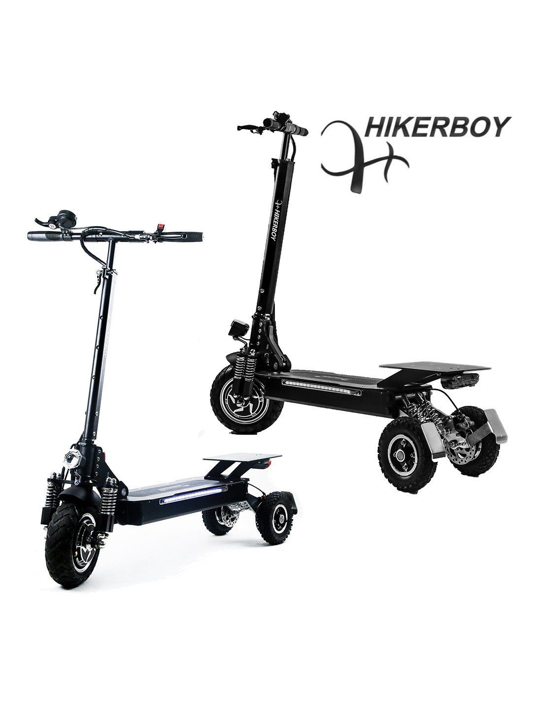 Trottinette électrique PMR avec siège tout terrain. Conduite souple, stabilité et sécurité accrues pour une expérience de conduite optimale.