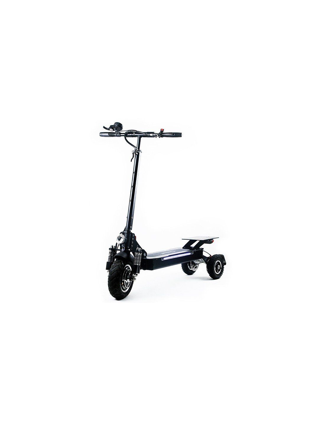 Trottinette électrique PMR avec siège tout terrain. Nouvelle version pour une conduite plus souple et sécurisée
