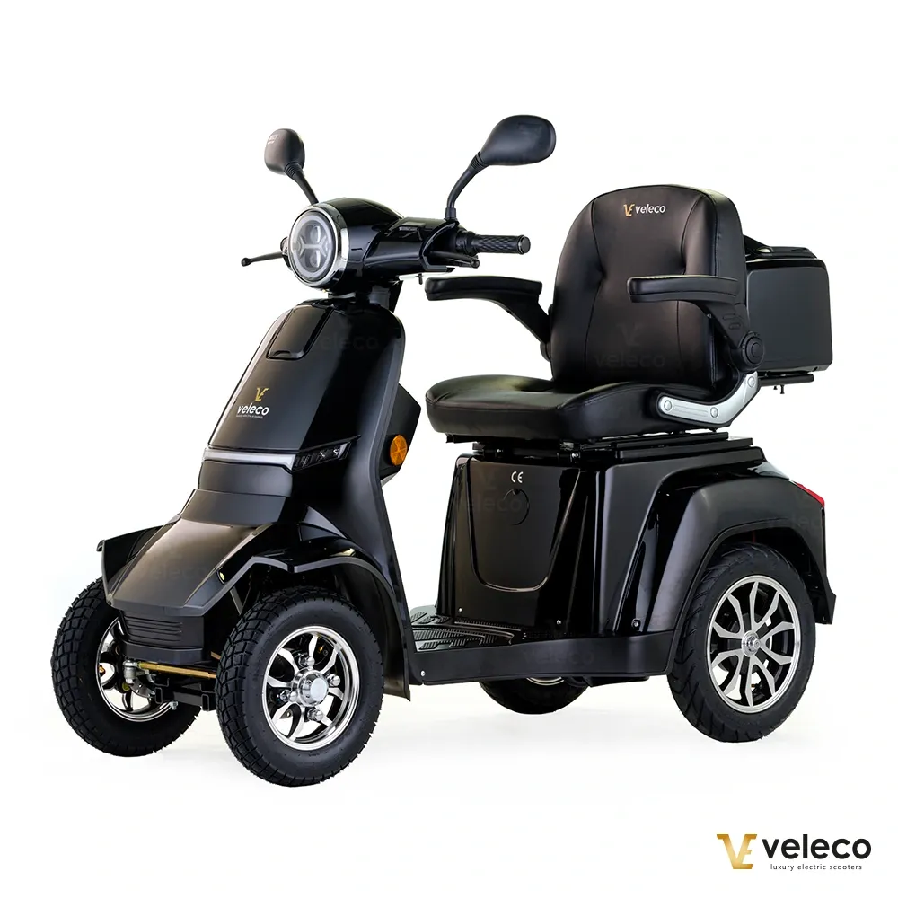 Scooter électrique GRAVIS de VELECO, 1000W, batterie lithium amovible, idéal pour mobilité réduite