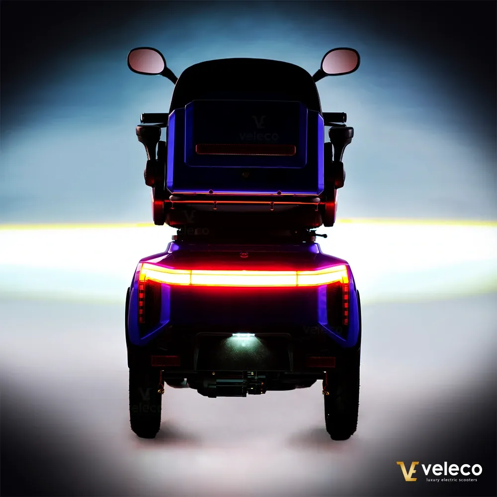 Sc. électrique GRAVIS VELECO 1000W, batt. lithium retirable, idéal PMR & handicap, pour accessibilité urbaine facile