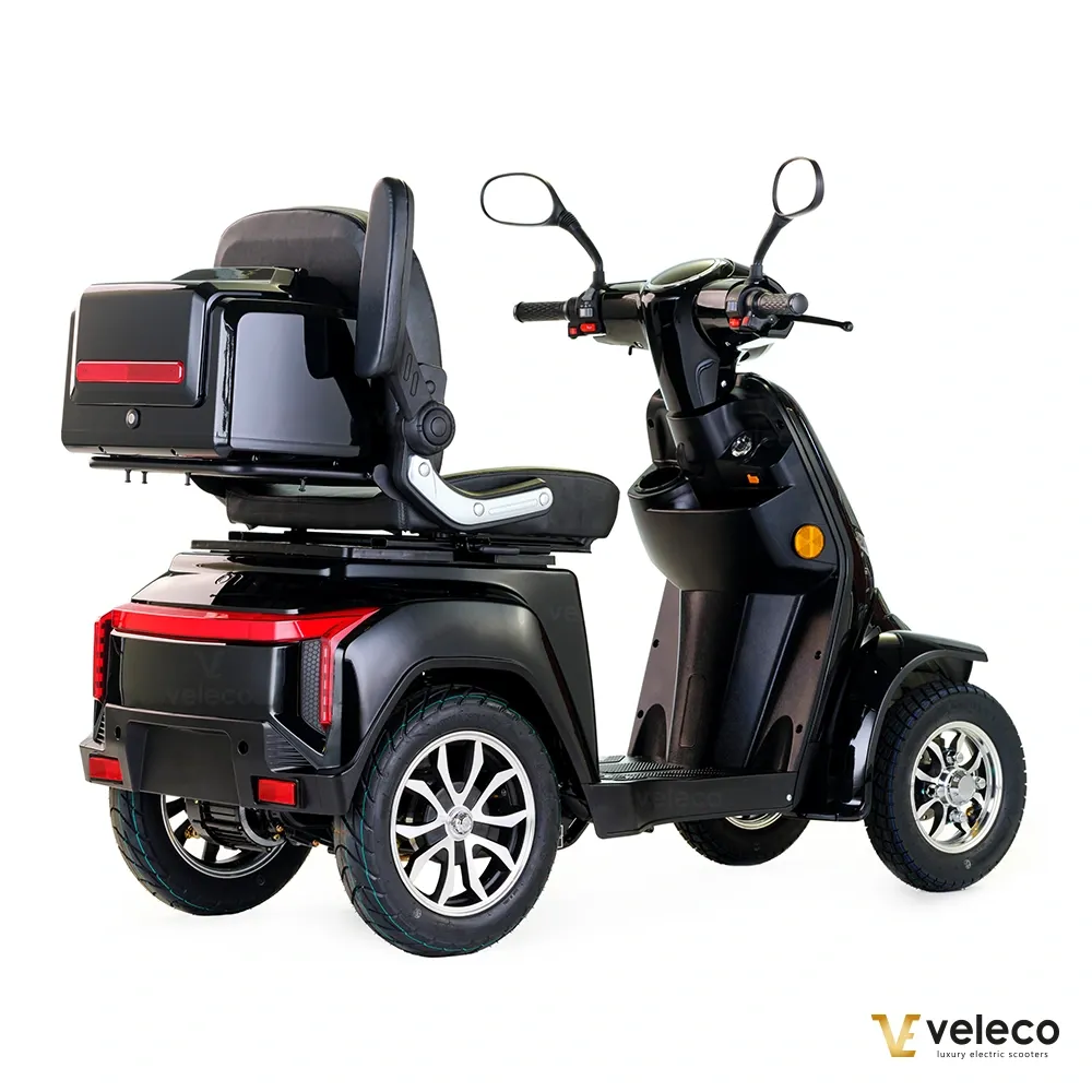 Scooter électrique GRAVIS de VELECO - moteur 1000 watts, batterie lithium amovible, idéal pour PMR et handicap