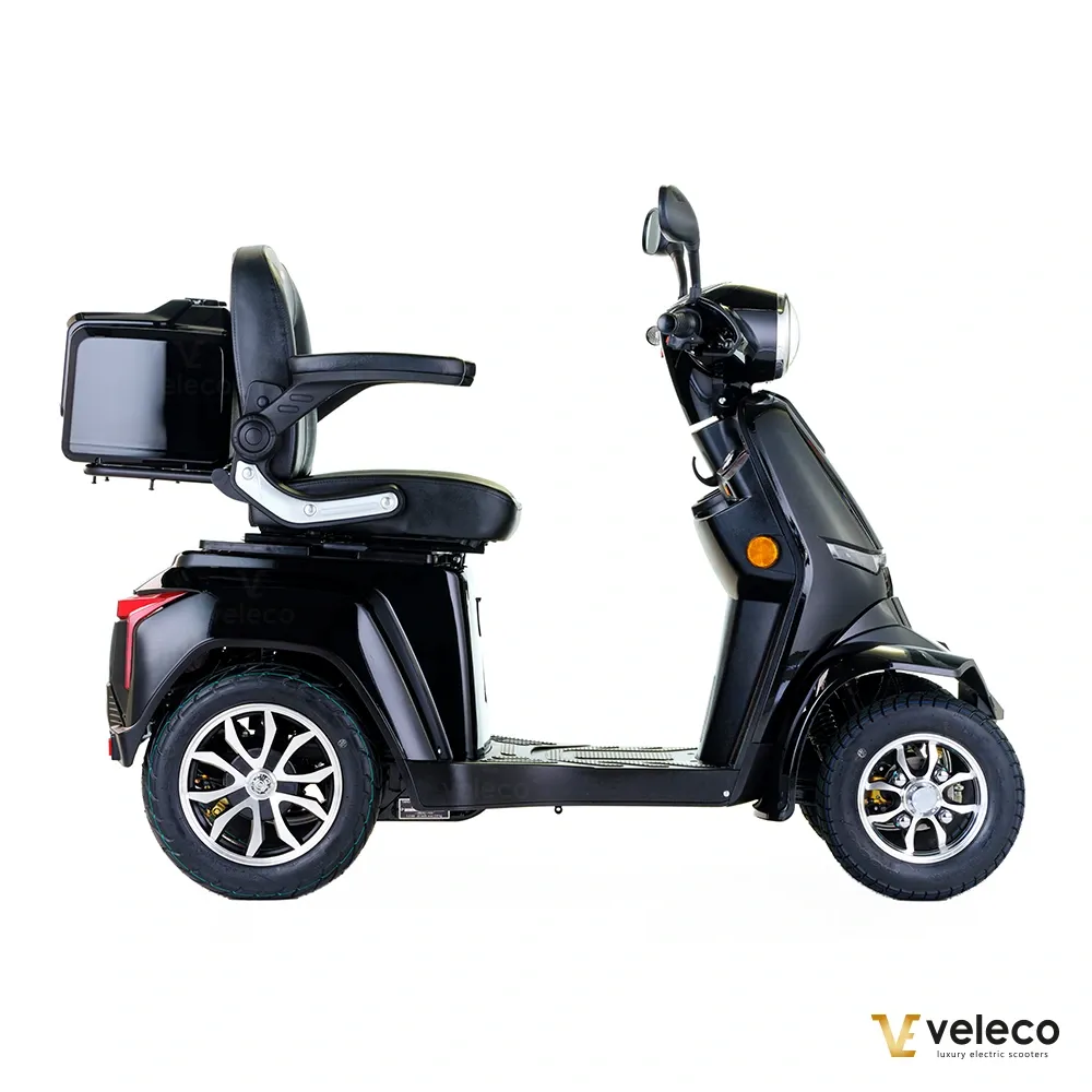 Gravis de Veleco : Scooter électrique de 1000 watts avec batterie lithium amovible, idéal pour personnes à mobilité réduite