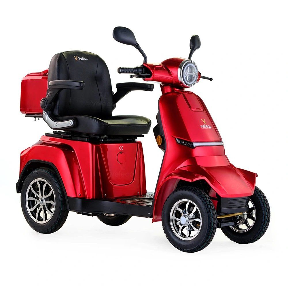 Scooter électrique GRAVIS de VELECO, moteur 1000W, batterie lithium amovible, idéal pour PMR ou personnes à mobilité réduite