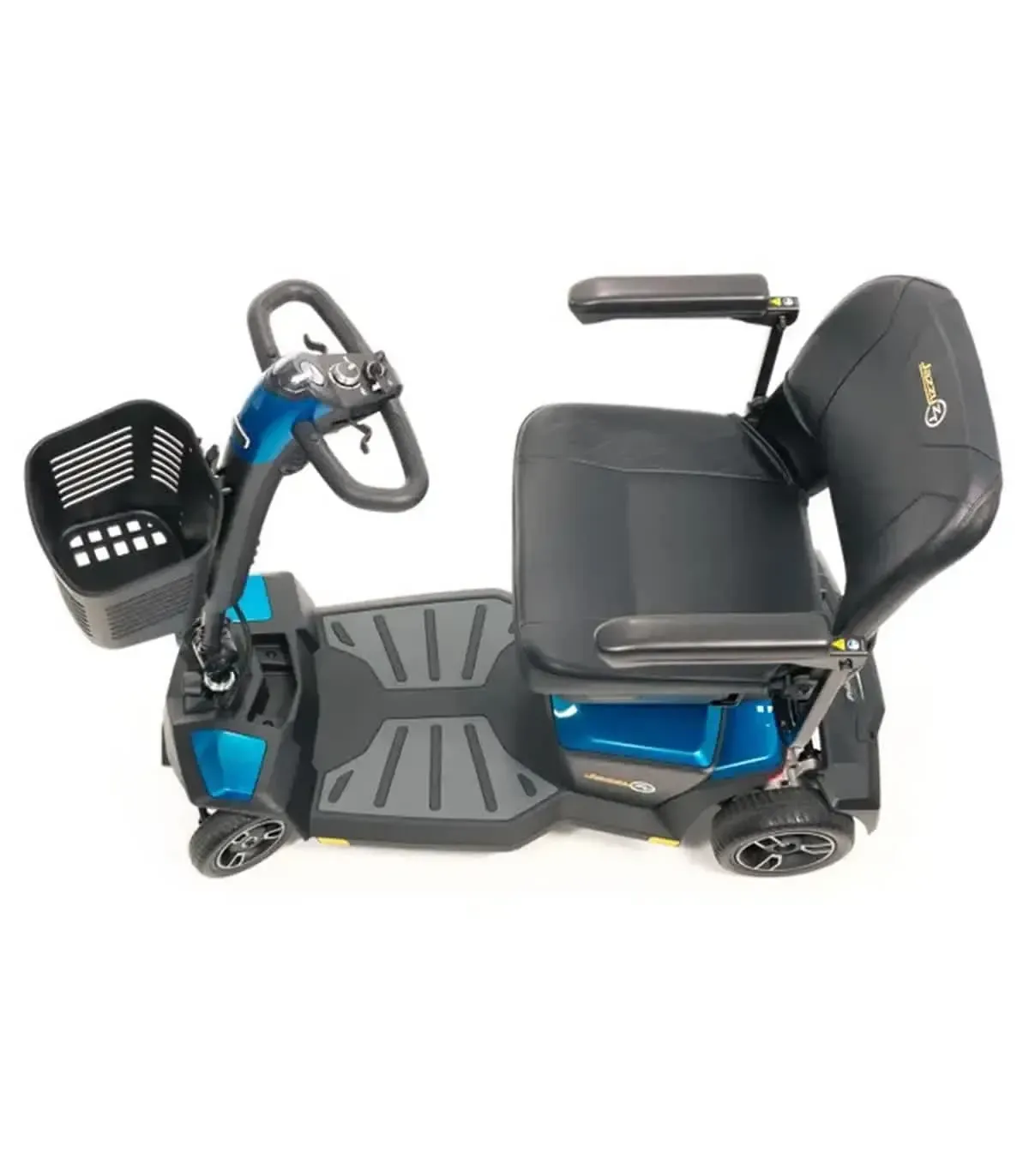 Scooter électrique Pride Jazzy Zero Turn 8 ZT8 Carbon Long Life, 4 roues, ultra maniable, adapté à la mobilité réduite, présenté par PMR France