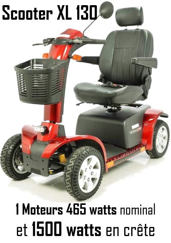 Scooter électrique Victory XL 130 Pride pour personnes à mobilité réduite ou handicap