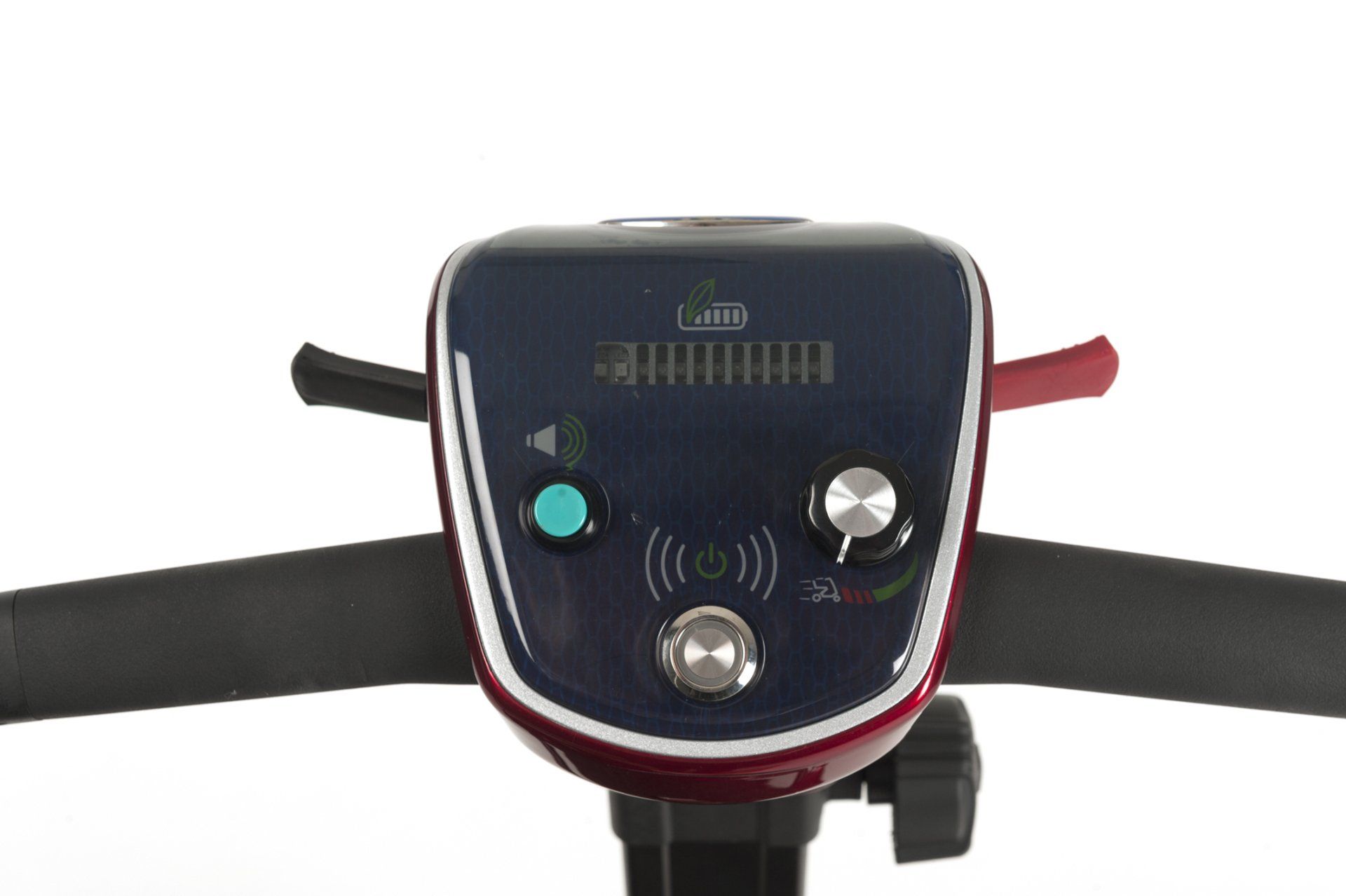 La commande du scooter sedna Vermeiren rouge