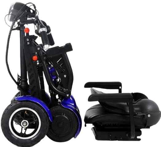 Scooter Ultra Lite Traction 4 roues de voyage pliable Scooter Ultra Lite Traction 4 roues de voyage pliable