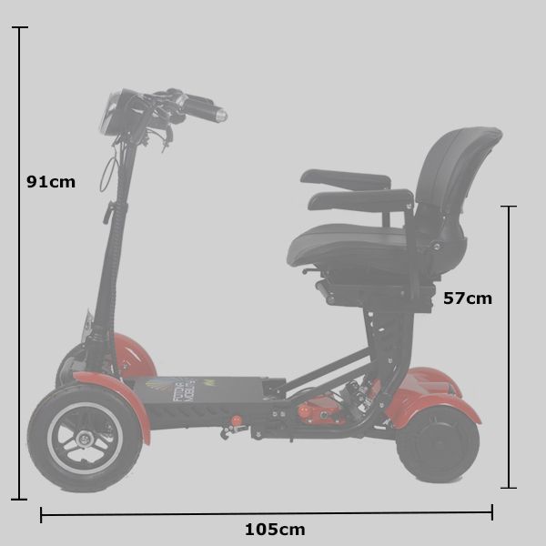 Scooter électrique pliant sûr et confortable. Puissant moteur double, jusqu'à 50 km d'autonomie. Idéal pour la mobilité urbaine