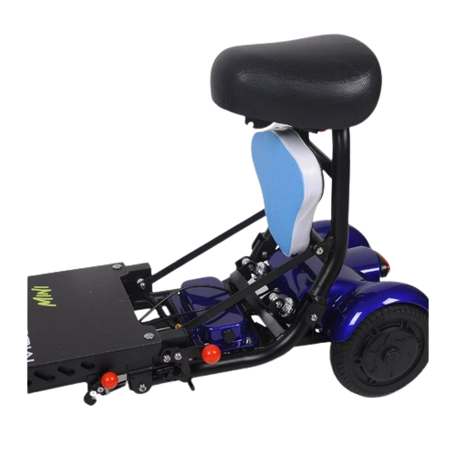 Scooter électrique TRAVEL : confortable, léger et sûr. Puissant moteur double, autonomie jusqu'à 50 km. Idéal pour la mobilité réduite