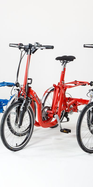 Couleur ROUGE pour tricycle Pliant R32-R34 électrique