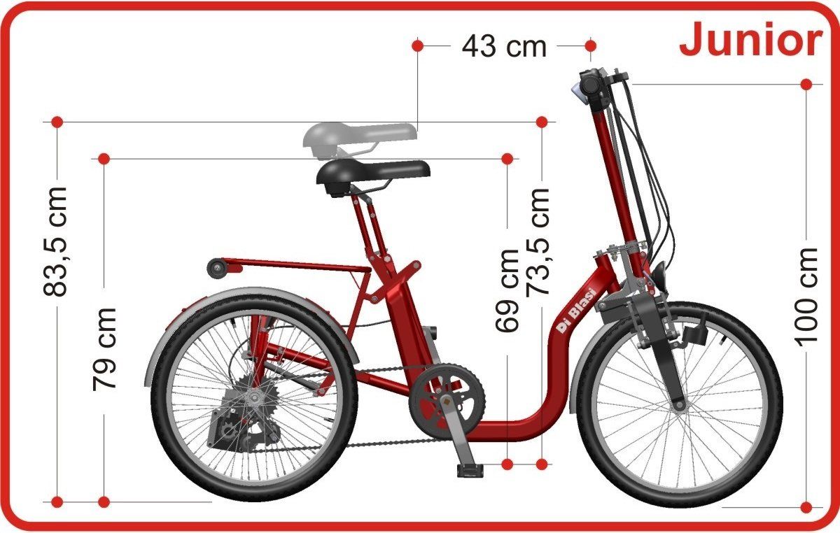 Tricycle Pliant R32 électrique Adolescent -Cadet Tricycle Pliant R32 électrique Adolescent -Cadet