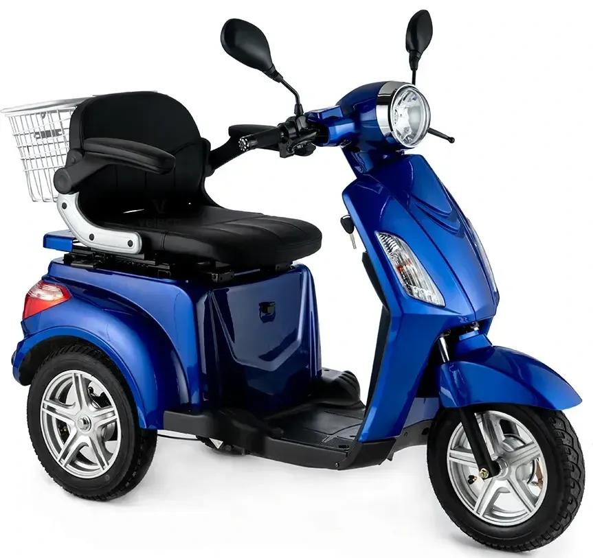Scooter ZT15 VELECO - Mobilité 3 Roues - Autonomie jusqu'à 60 km - Prêt à l'emploi - Frein électromagnétique Automatique