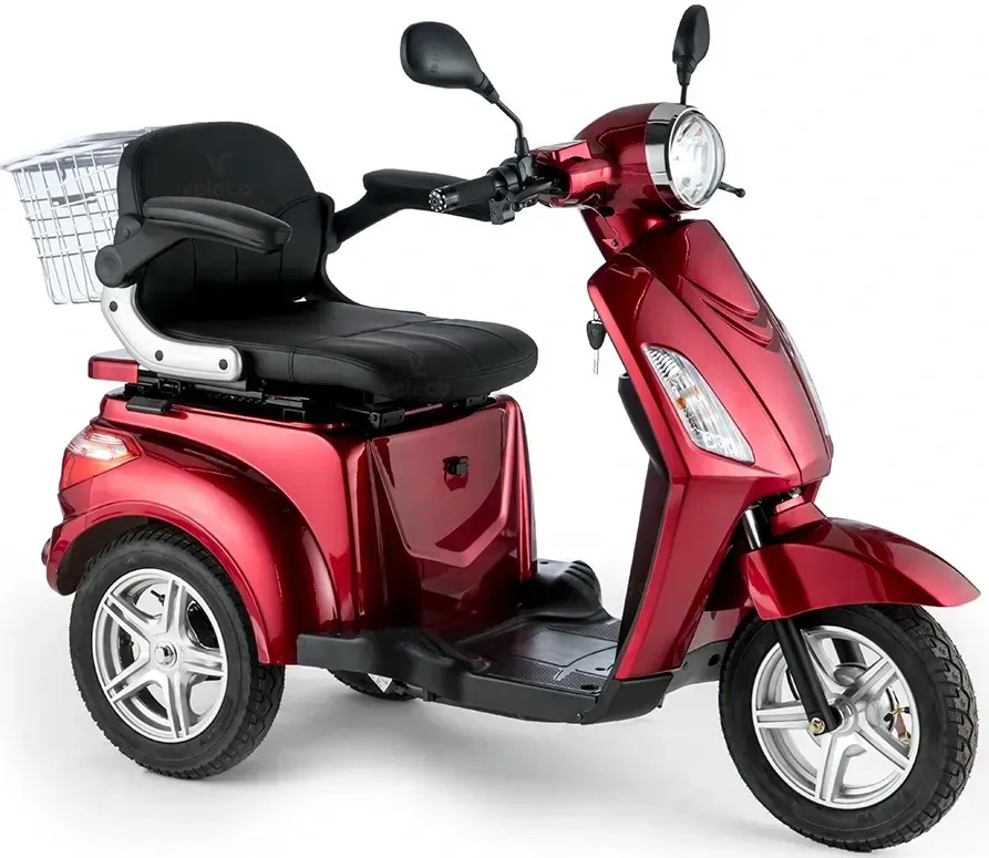 ZT15 VELECO SCOOTER ÉLECTRIQUE ROUES MOBYLETTE SENIOR HANDICAPÉ 900W