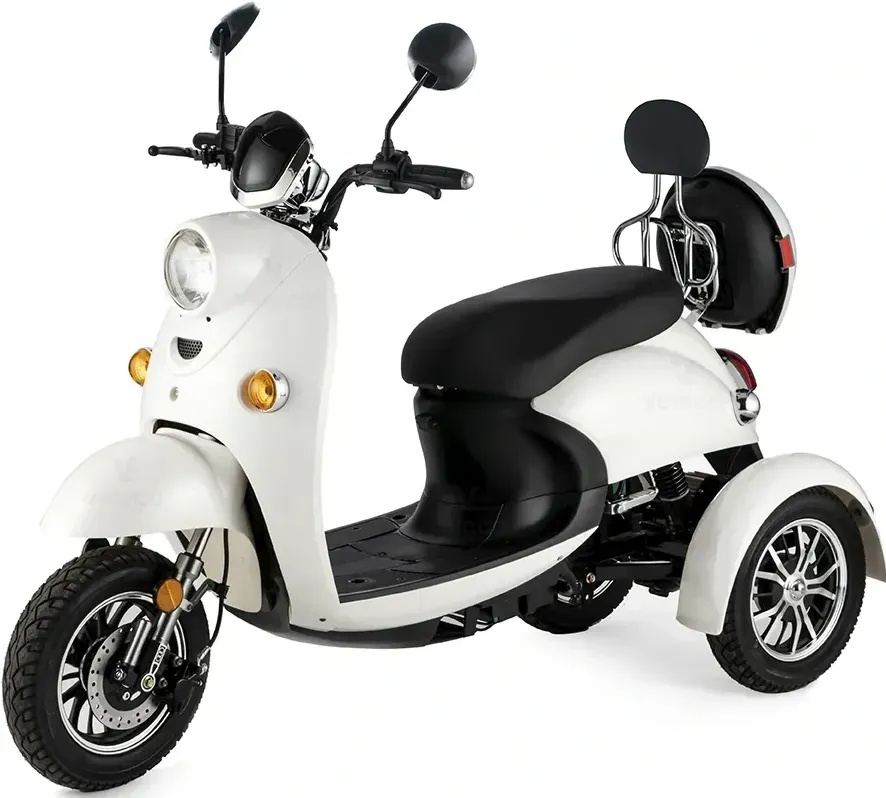 SCOOTER ÉLECTRIQUE 3 ROUES POUR PMR PERSONNES À MOBILITÉ RÉDUITE ET SÉNIOR VELECO ZT63 HOMOLOGUÉ ROUTE