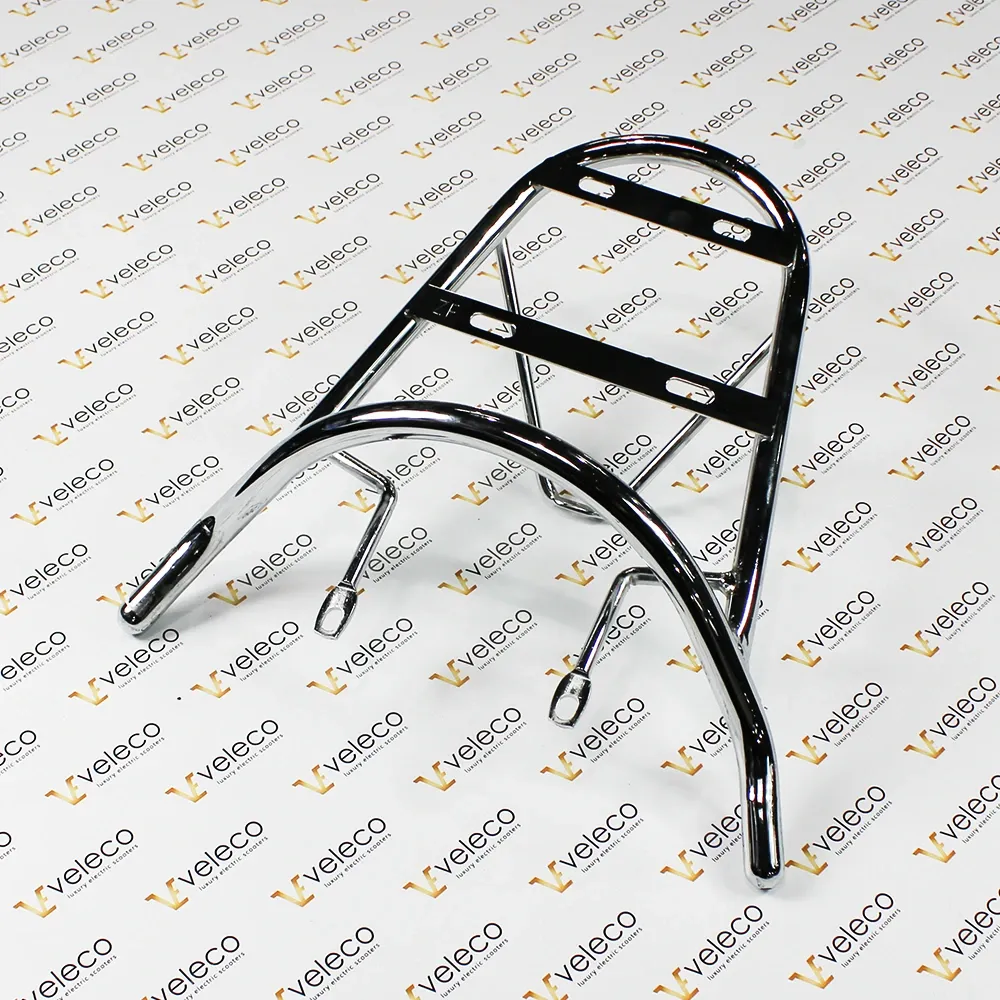 Accessoires porte bagage pour scooter électrique 3 roues VELECO ZT63. Style rétro Vespa, confort moderne. Idéal pour PMR et seniors