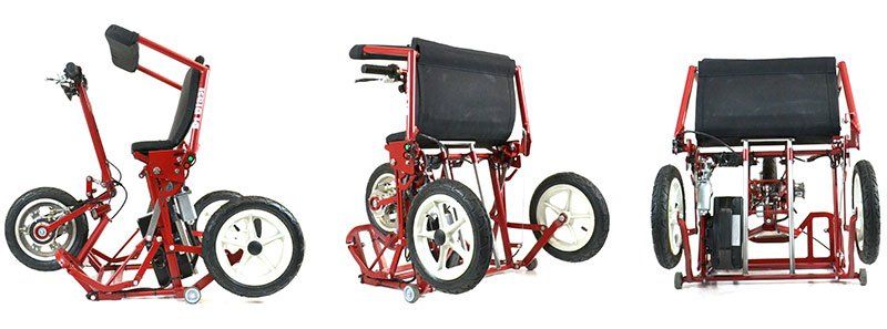 Pliage électrique du scooter Di Blasi R30 Scooter électrique pliable R30 Di Blasi : compact, pratique, autonomie 25 km. Facile à utiliser et à ranger