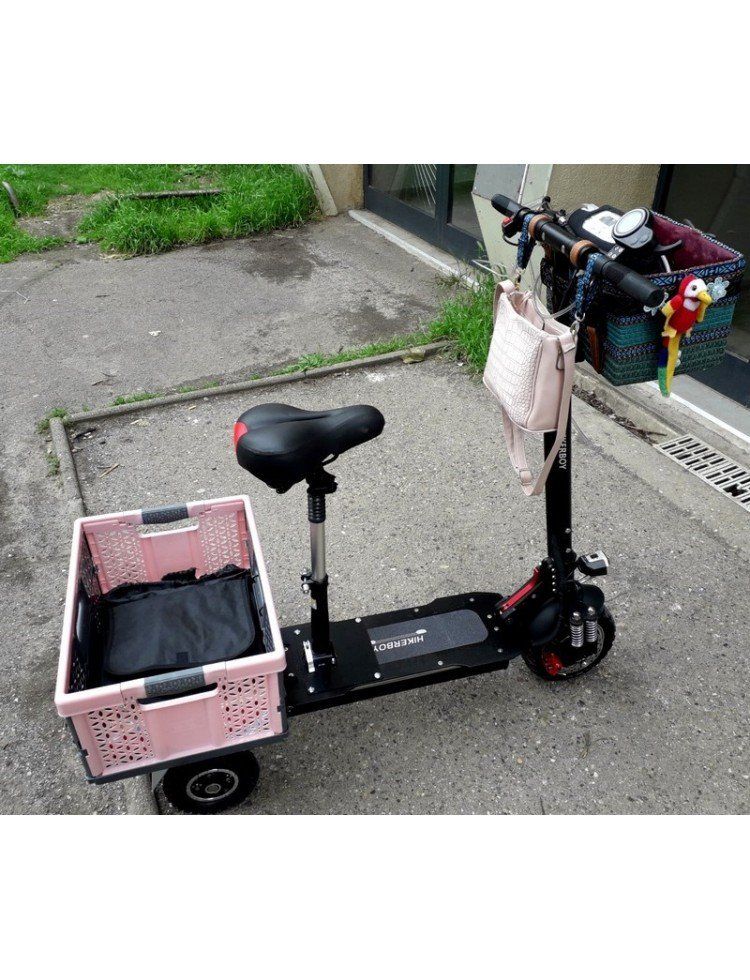 Trottinette électrique tout terrain PMR avec siège : stabilité, confort et sécurité. Idéale pour les nouveaux conducteurs