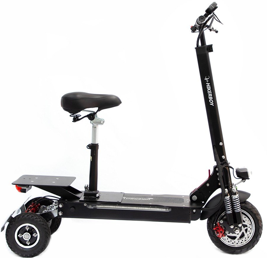 TROTTINETTE ÉLECTRIQUE POUR PERSONNE À MOBILITÉ RÉDUITE PMR TOUT TERRAN OFF ROAD 3 ROUES HIKERBOYS PMR-FRANCE