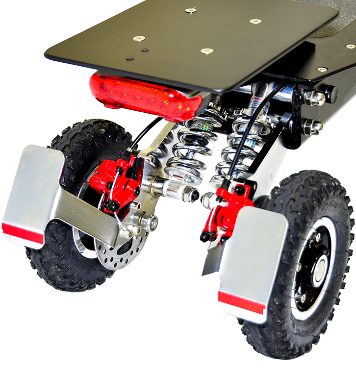 Ancienne génération Roue arrière de la trottinette Hikerboy espacé de 300mm Ancienne génération Roue arrière de la trottinette Hikerboy espacé de 300mm