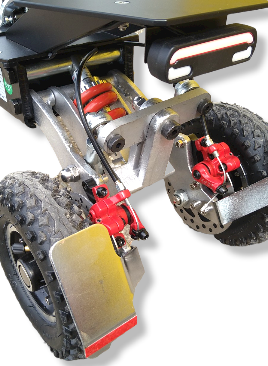 Nouvelle génération Roue arrière de la trottinette Hikerboy espacé de 300mm Nouvelle génération Roue arrière de la trottinette Hikerboy espacé de 300mm