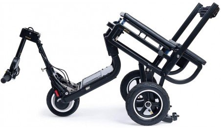 Scooter pliable E-FOLDI LITE 15kg, siège assis, 3 roues. Compact et léger pour une mobilité sans effort. Découvrez dès maintenant