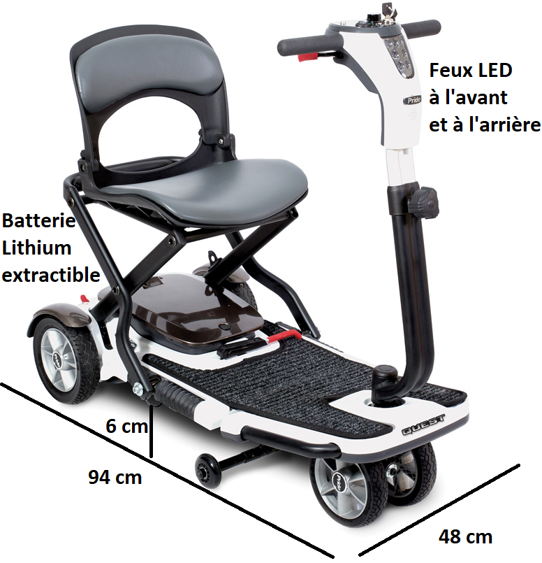 Ce scooter pliable d’un excellent rapport qualité-prix vous en offre beaucoup pour le prix. Il se plie facilement en une seule action en appuyant sur le bouton de déverrouillage situé sur la base, prêt à être rangé dans votre coffre ou à emporter avec vous lors de vos voyages. Il offre également une grande garde au sol de n'importe lequel de nos scooters pliables (6 cm) et une grande portée maximale pour sa taille compacte. Reconnu comme bagage par la plupart des agences de voyages.