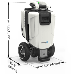 Dimensions hauteur du Scooter électrique pliable 4 roues ATTO Dimensions hauteur du Scooter électrique pliable 4 roues ATTO