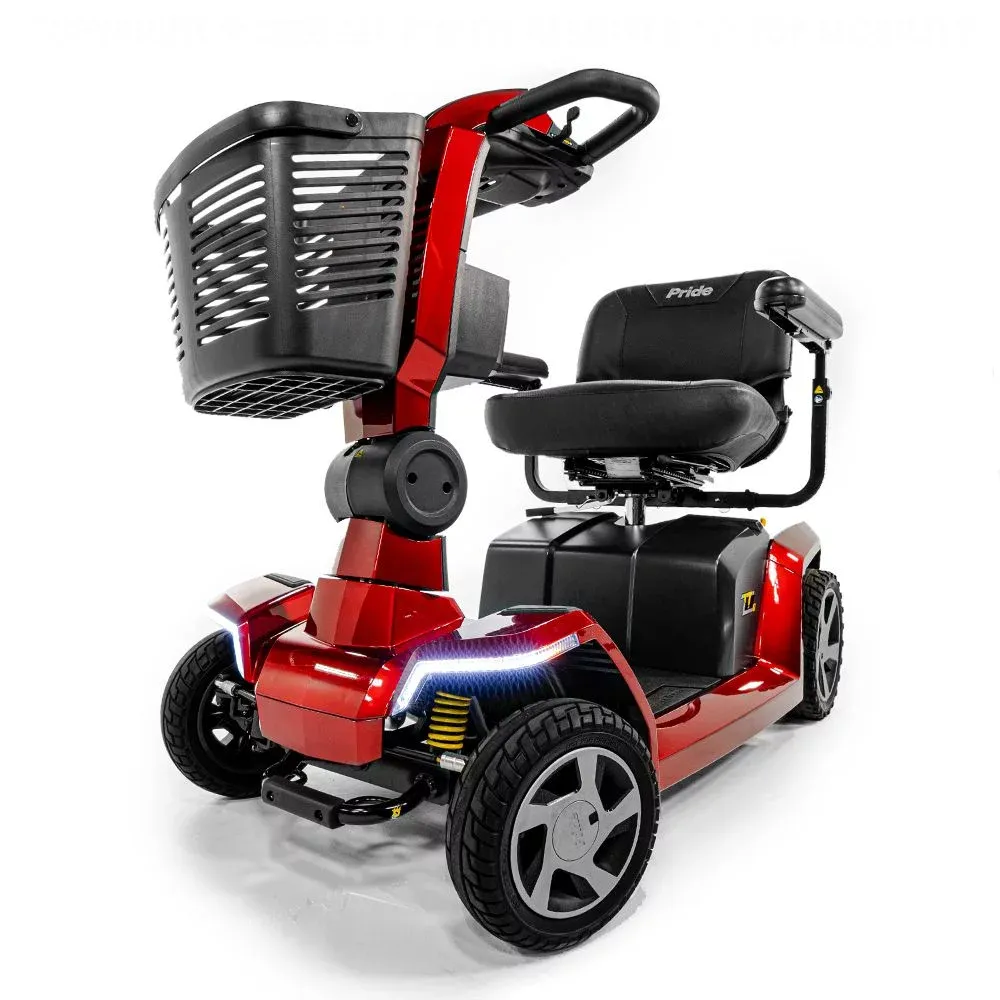 Scooter électrique Pride Mobility Zero Turn 10. Maniabilité exceptionnelle et confort de conduite sur divers terrain