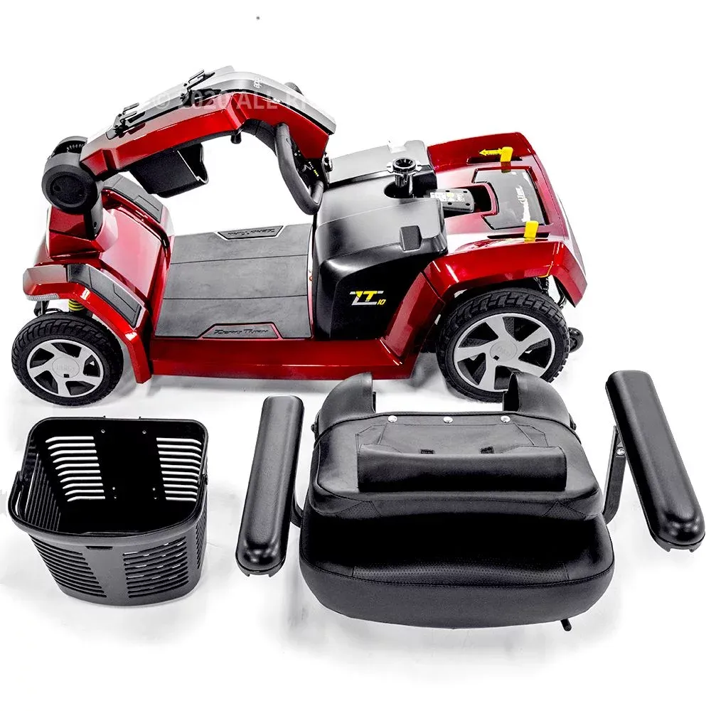 Scooter électrique Pride Mobility Zero Turn 10 : Confort, sécurité, puissance. Idéal jusqu'à 180kg